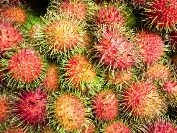 Litchi Exotique Fraîchement Cueilli — Photo