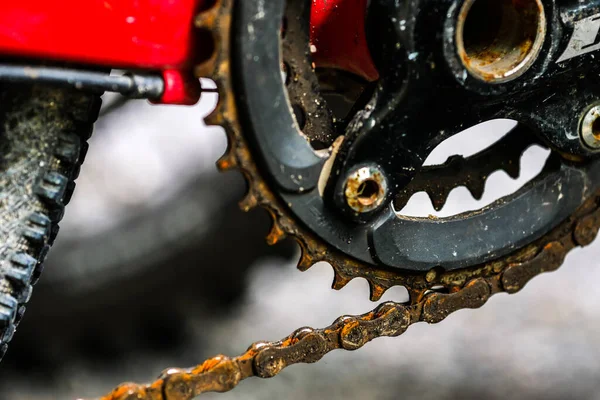 Arka plan olarak bisiklet viteslerini kapat