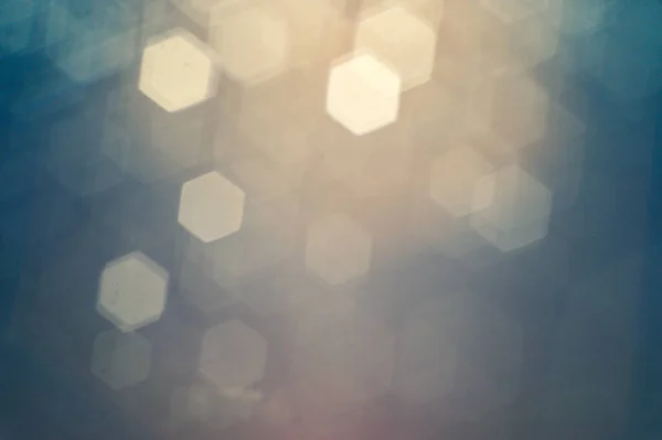 Soft Focus Abstract Background Hexagon Shape Bokeh Caused Lens Blur — Stock Photo, Image