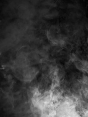 Siyah arkaplan dumanının soyut arkaplan resmi.