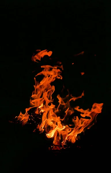 Abstract Background Image Flames Black Background — Stock Photo, Image