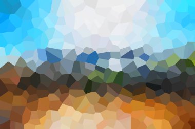 kopyalama alanı olan soyut renkli mozaik arkaplan