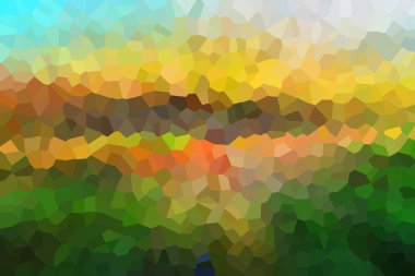 kopyalama alanı olan soyut renkli mozaik arkaplan