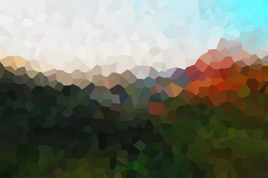 kopyalama alanı olan soyut renkli mozaik arkaplan