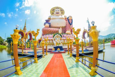 Büyük Buda resmi, 14 Şubat 2017, Koh Samui Bölgesi, Surat Thani, Tayland.