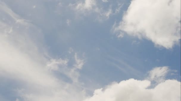 Vista Hermosas Nubes Cielo — Vídeo de stock