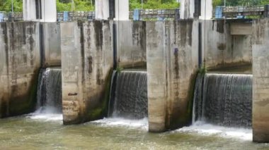 Dams block small canals of rural irrigation systems.