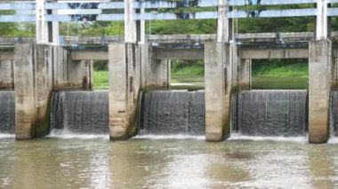 Dams block small canals of rural irrigation systems.