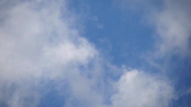 The nature of the sky with moving clouds to use as a background.