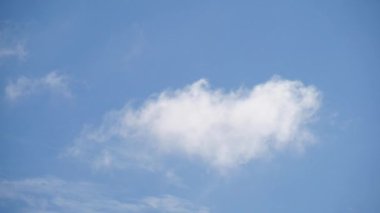 The nature of the sky with moving clouds to use as a background.