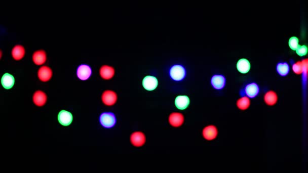 lumières de Noël colorées effet bokeh. Artistique, abstrait fond déconcentré pour votre conception