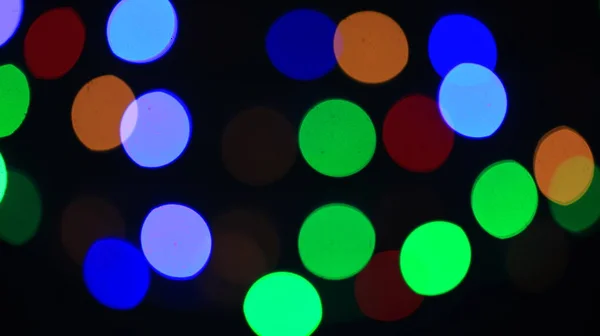 Colorful Christmas Lights Bokeh Effect Artistic Abstract Defocused Background Your — Stock Photo, Image