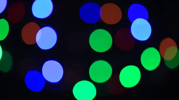 Colorate Luci Natale Effetto Bokeh Sfondo Artistico Astratto Sfocato Tuo — Foto Stock