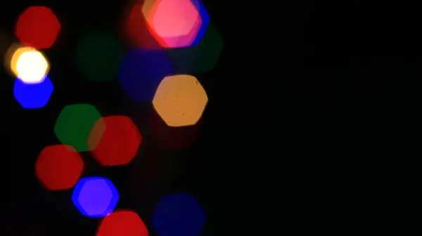 Barevné Vánoční Světla Bokeh Efekt Umělecké Abstraktní Rozostřené Pozadí Pro — Stock fotografie