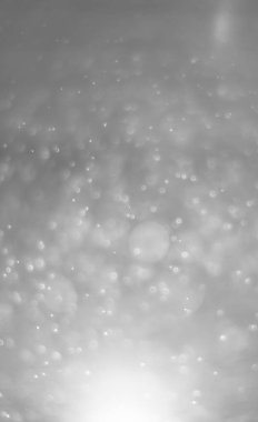 Projenizin arka planı için bulanık bir lensten Bokeh 'in siyah-beyaz görüntüsü.