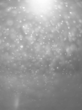 Projenizin arka planı için bulanık bir lensten Bokeh 'in siyah-beyaz görüntüsü.