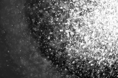 Soyut arka plan kavramı. Siyah beyaz fotoğraf. Bokeh lensi bulanıklığı. arkaplan