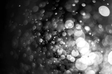Soyut arka plan kavramı. Siyah beyaz fotoğraf. Bokeh lensi bulanıklığı. arkaplan