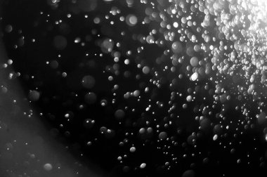 Soyut arka plan kavramı. Siyah beyaz fotoğraf. Bokeh lensi bulanıklığı. arkaplan