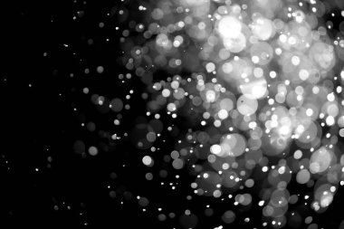 Soyut arka plan kavramı. Siyah beyaz fotoğraf. Bokeh lensi bulanıklığı. arkaplan