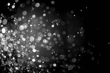 Soyut arka plan kavramı. Siyah beyaz fotoğraf. Bokeh lensi bulanıklığı. arkaplan