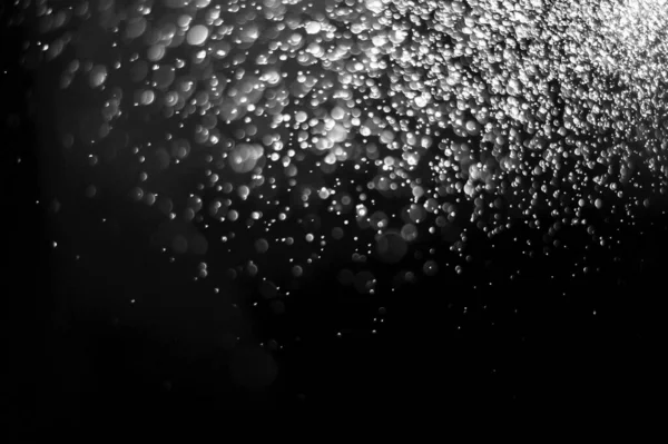 Абстрактна Концепція Тла Чорно Біла Фотографія Боке Розмивання Лінз Тла — стокове фото