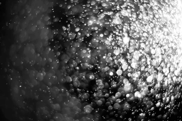 Абстрактная Фоновая Концепция Черно Белая Фотография Bokeh Lens Blur Фона — стоковое фото