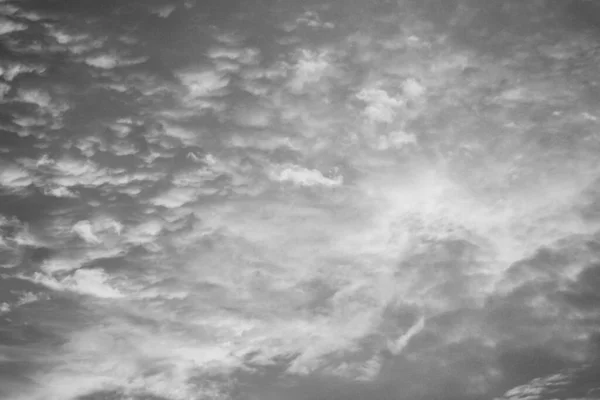 Black White Photo Cloudy Beautiful Sky Abstract Background — Stock Photo, Image