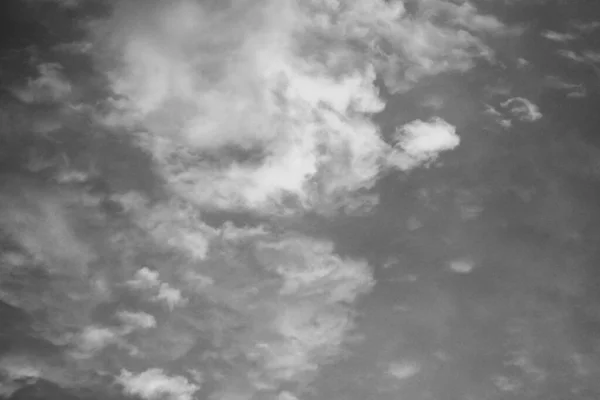 Black White Photo Cloudy Beautiful Sky Abstract Background — Stock Photo, Image