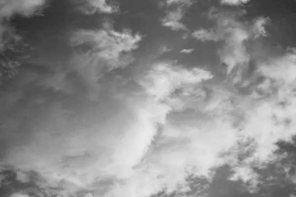 Black White Photo Cloudy Beautiful Sky Abstract Background — Stock Photo, Image