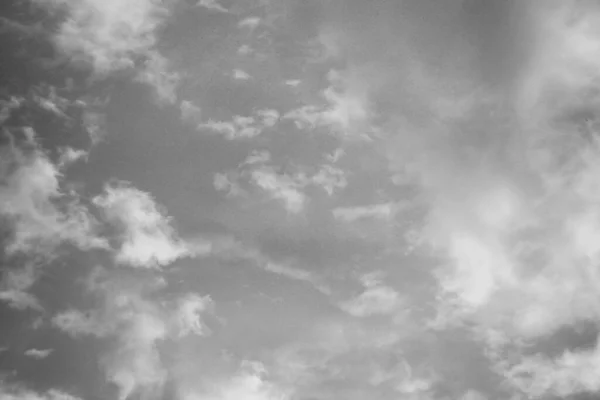 Black White Photo Cloudy Beautiful Sky Abstract Background — Stock Photo, Image