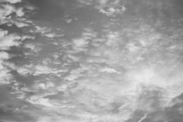 Black White Photo Cloudy Beautiful Sky Abstract Background — Stock Photo, Image