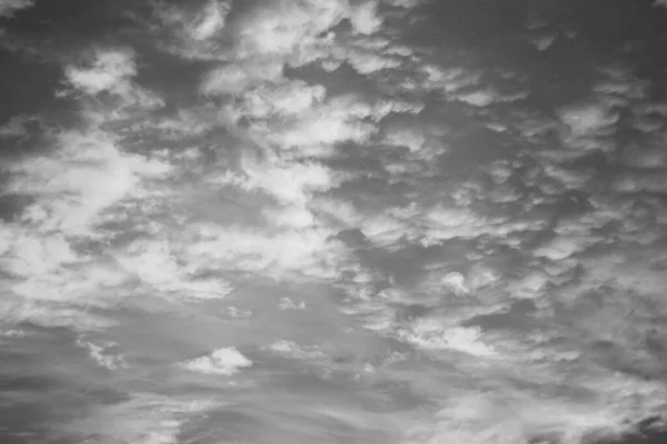 Black White Photo Cloudy Beautiful Sky Abstract Background — Stock Photo, Image