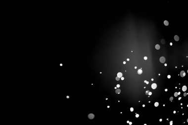 Soyut arka plan kavramı. Siyah beyaz fotoğraf. Bokeh lensi bulanıklığı. arkaplan