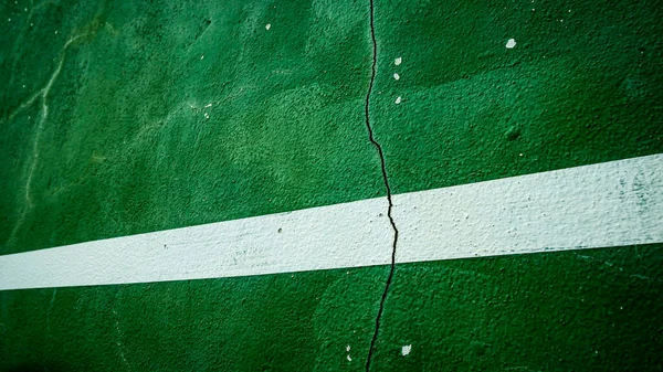 Textura Parede Grunge Verde Com Linha Branca Como Fundo — Fotografia de Stock