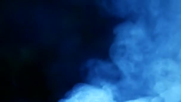 Vapore Blu Sale Sopra Padella White Steam Sorge Una Grande — Video Stock