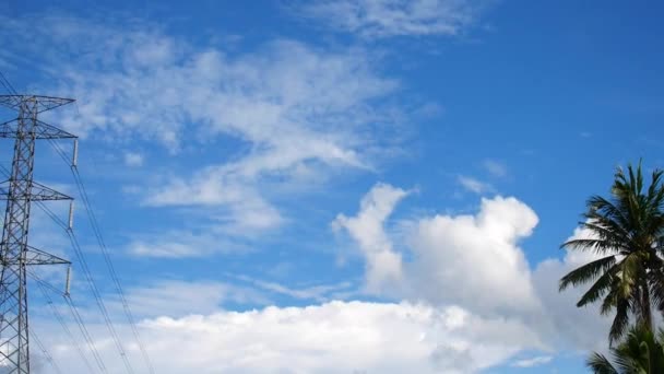 Fundo Abstrato Com Nuvens Céu Como Fundo — Vídeo de Stock