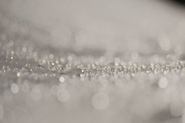 Su damlacıkları ve bulanık lensler tarafından oluşturulan Bokeh 'in soyut arkaplanı.
