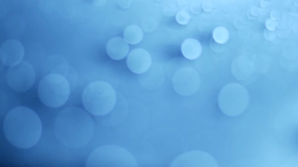 Blue Bokeh Particles Glitter Awards Dust Gradient Abstract Background Futurista — Vídeos de Stock