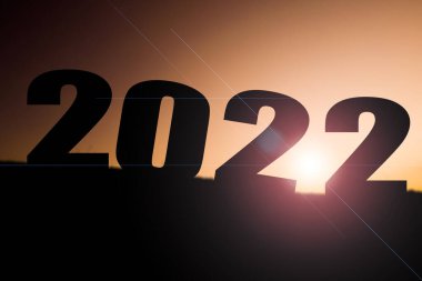 konsept mutlu yıllar 2022, renk arkaplan
