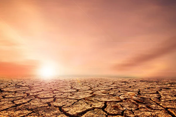 Earth Melts Arid Soils Cracks Due Global Warming Concept Environmental Stock Image