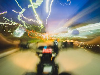 Şehir aydınlanmasının gece görüşü