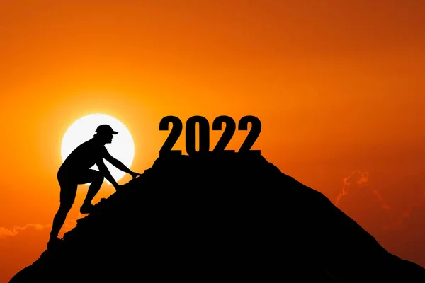 Mutlu Yıllar 2022 Konsepti — Stok fotoğraf