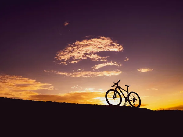 Dağ Bisikleti Güzel Bir Günde — Stok fotoğraf
