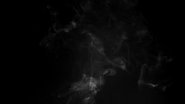 Siyah arka planda duman. soyut duvar kağıdı.