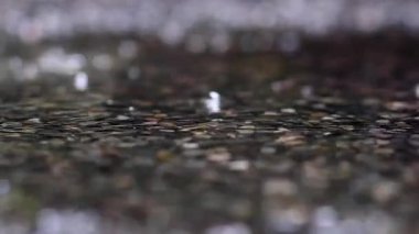 Nehirdeki su damlacıkları