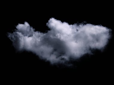 Siyah arkaplanda beyaz bulutlar