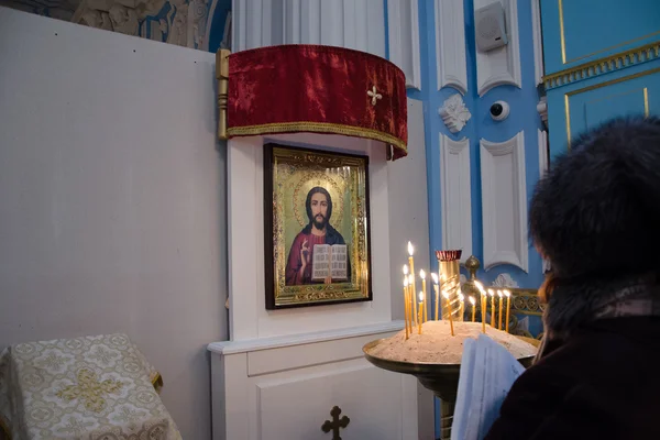 Icona di Gesù Cristo — Foto Stock