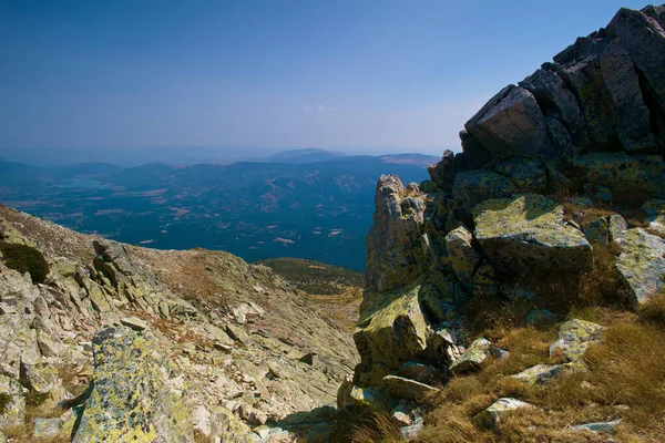 Paisaje Montañas Naturaleza Vista Aire Libre Roca Cielo Azul —  Fotos de Stock
