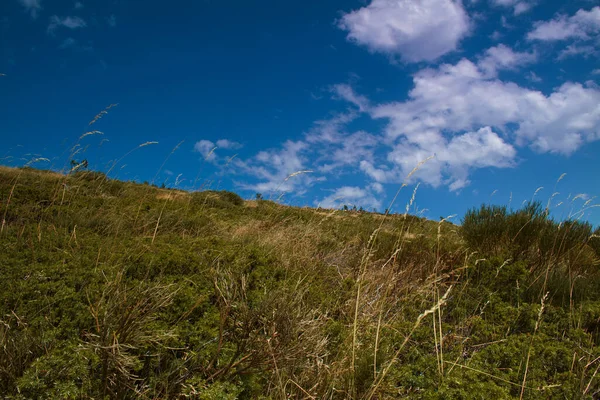 Landschap Bergen Natuur Openlucht Uitzicht Rots Hemel Blauw — Stockfoto